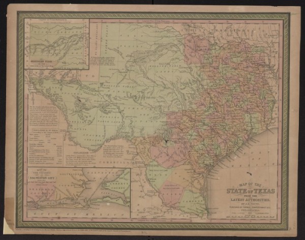Young, J. H. (James Hamilton). Map of the state of Texas / from the latest authorities ; by J.H. Young ; J.L. Hazzard, sculp., Map, n.d.